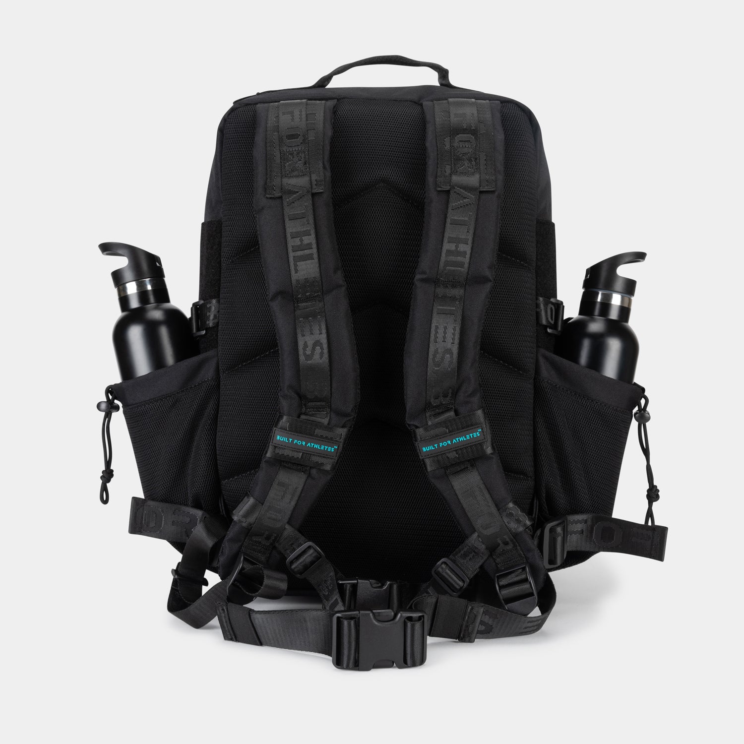 Black & Aqua Gym Backpack Plus - Image 4