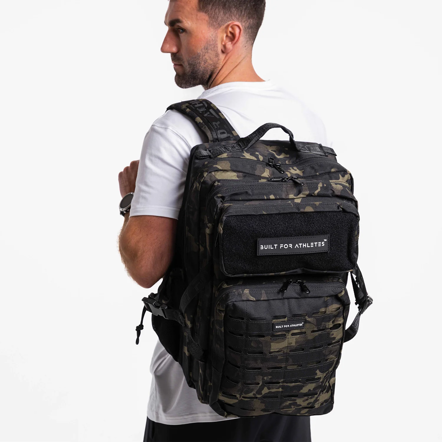 Black Camo Gym Backpack Plus - Image 5