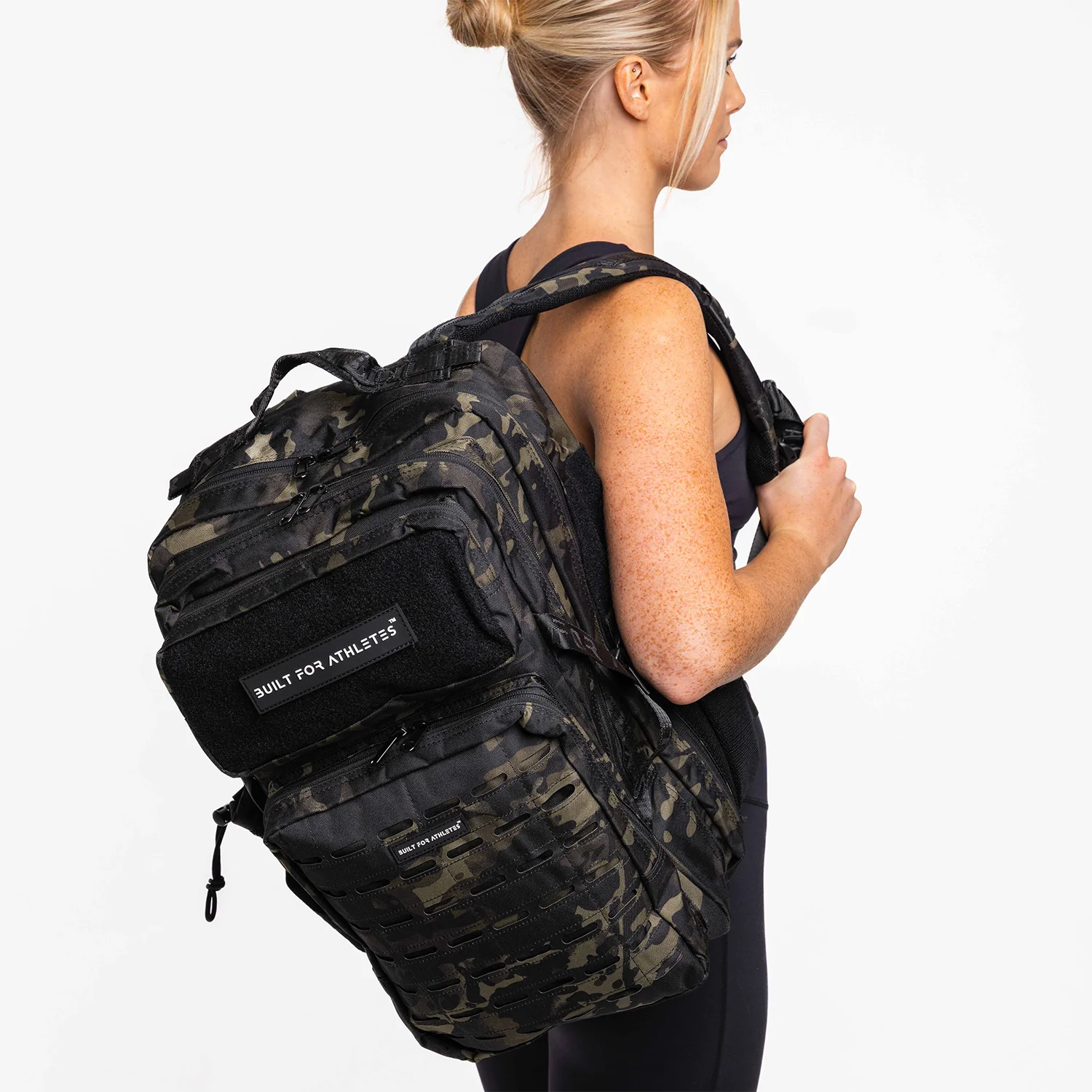Black Camo Gym Backpack Plus - Image 6
