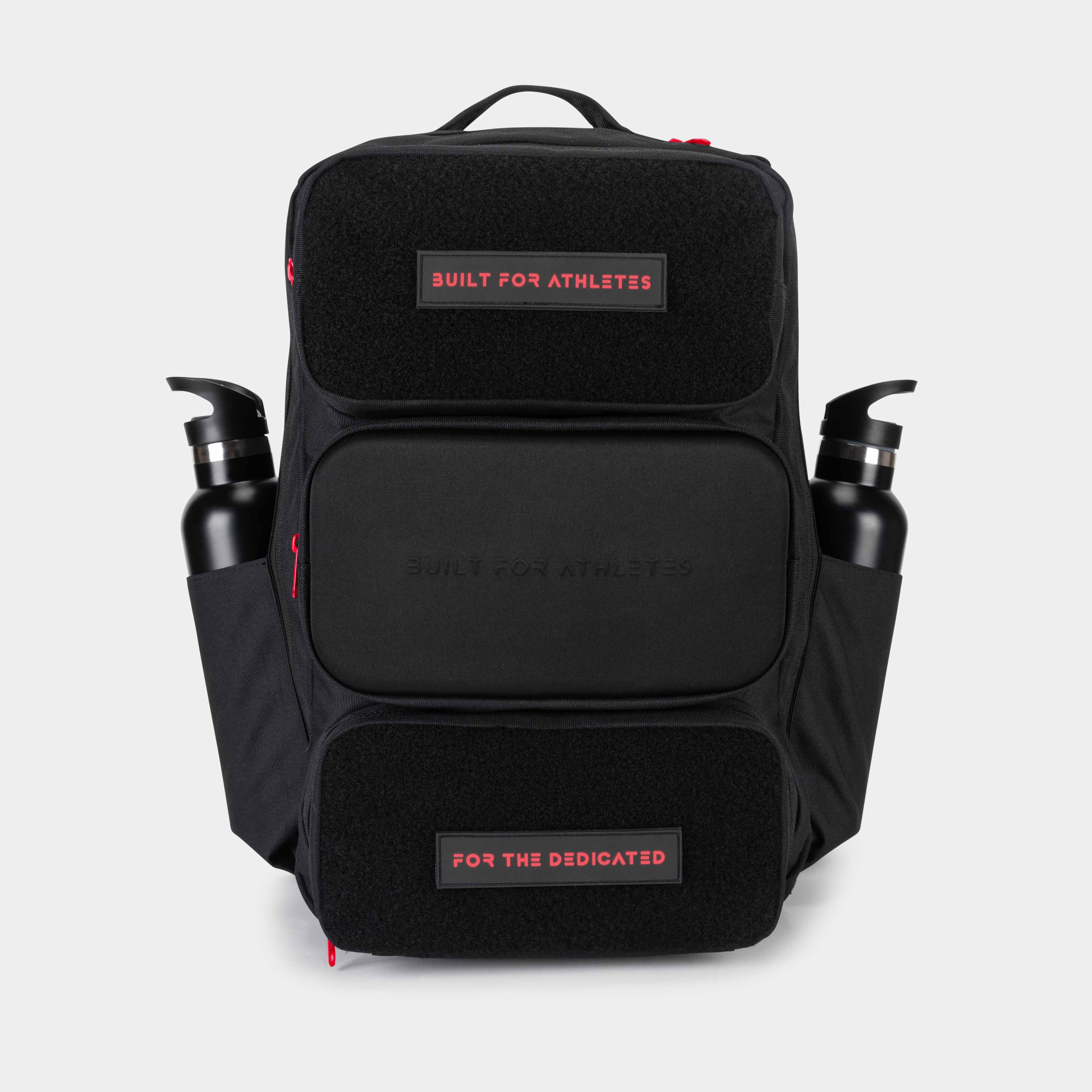 Black & Red Hybrid Backpack