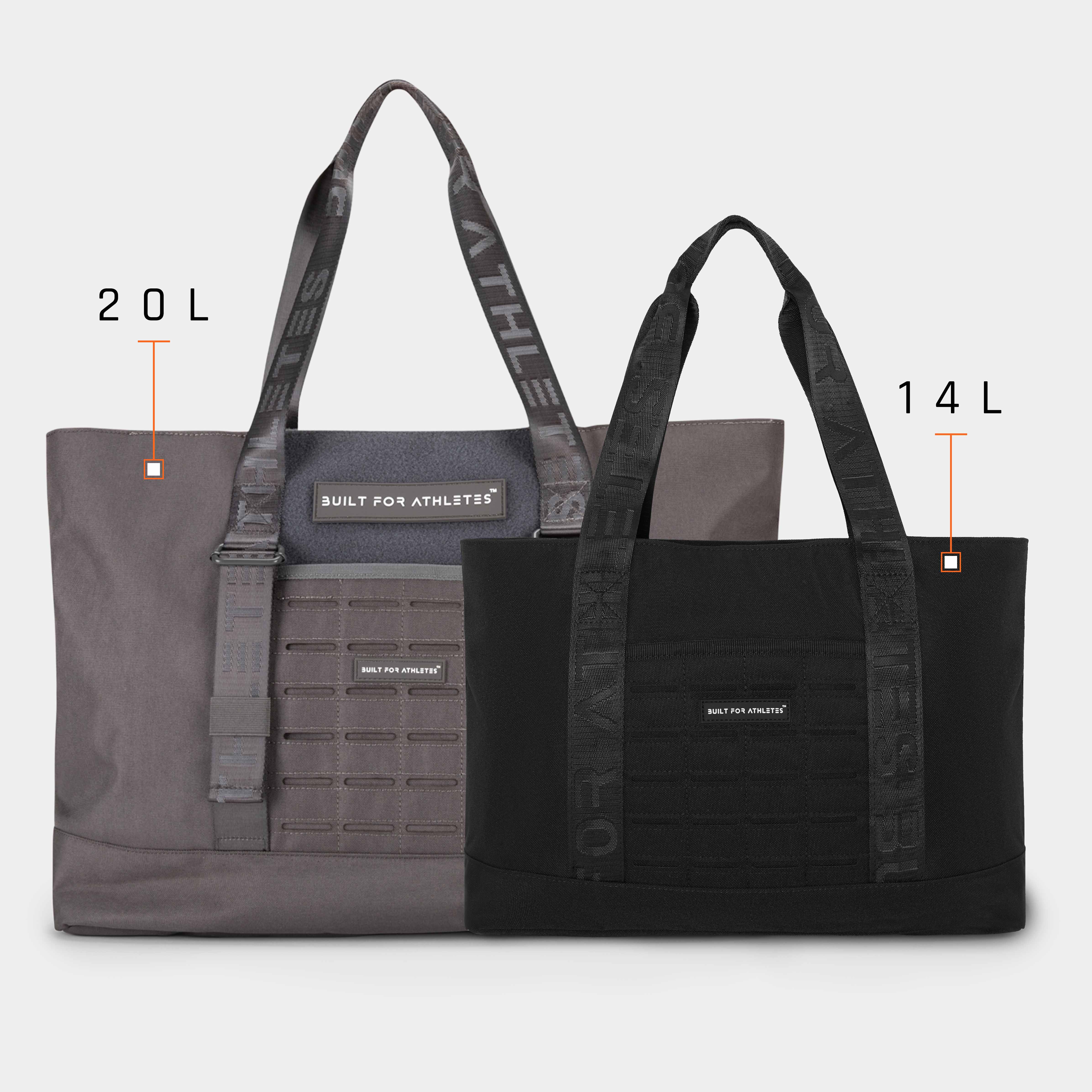 Black Tote Bag Compact - Image 14