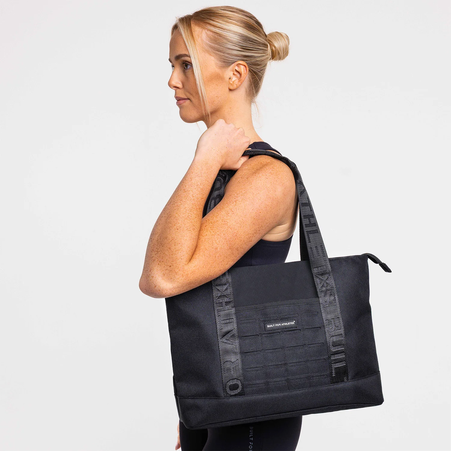 Black Tote Bag Compact - Image 2