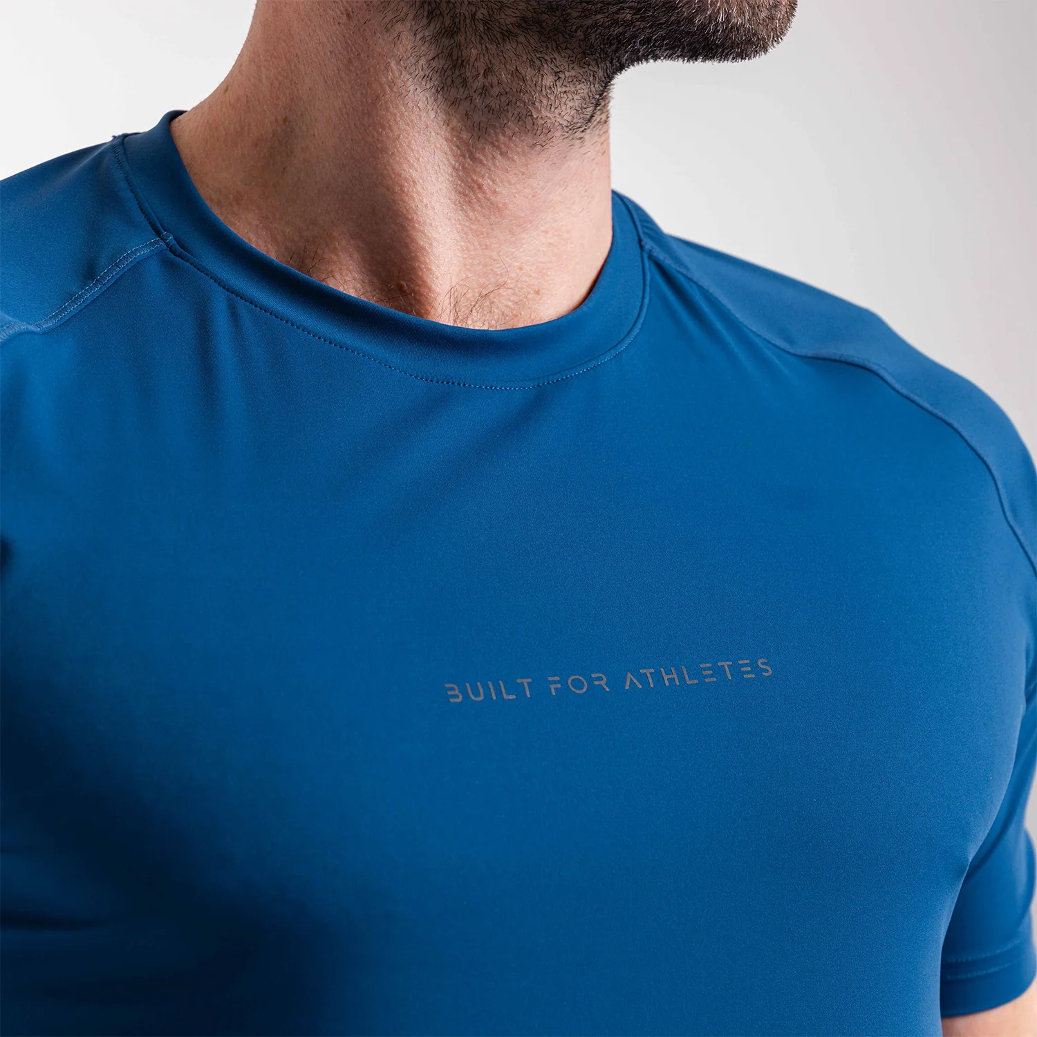 Men's Cobalt Blue Training T-Shirt - Image 2