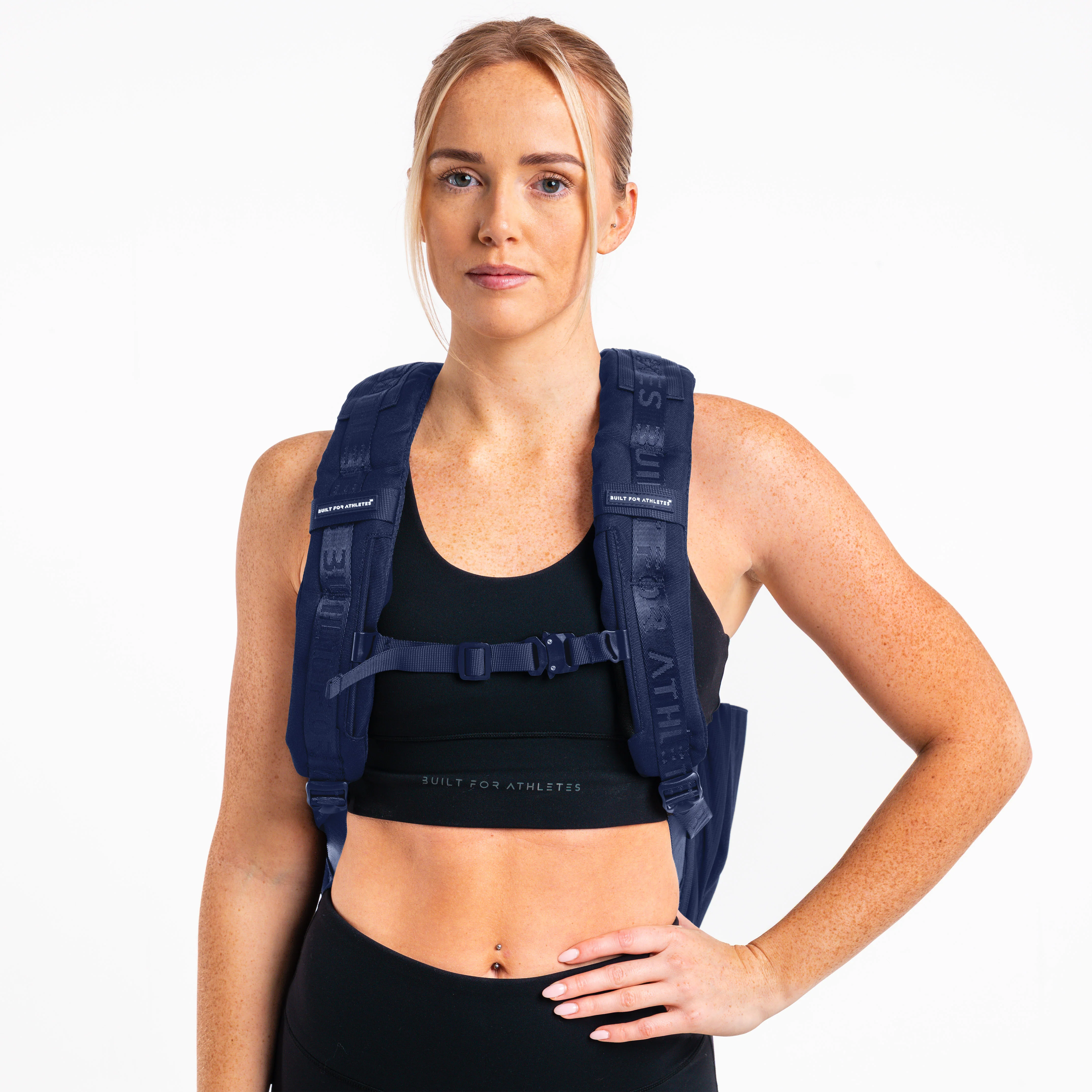 Navy Blue Hybrid Backpack - Image 11