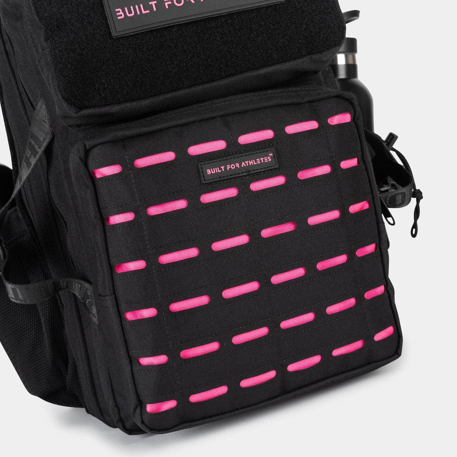 Black & Pink Gym Backpack Compact - Image 10