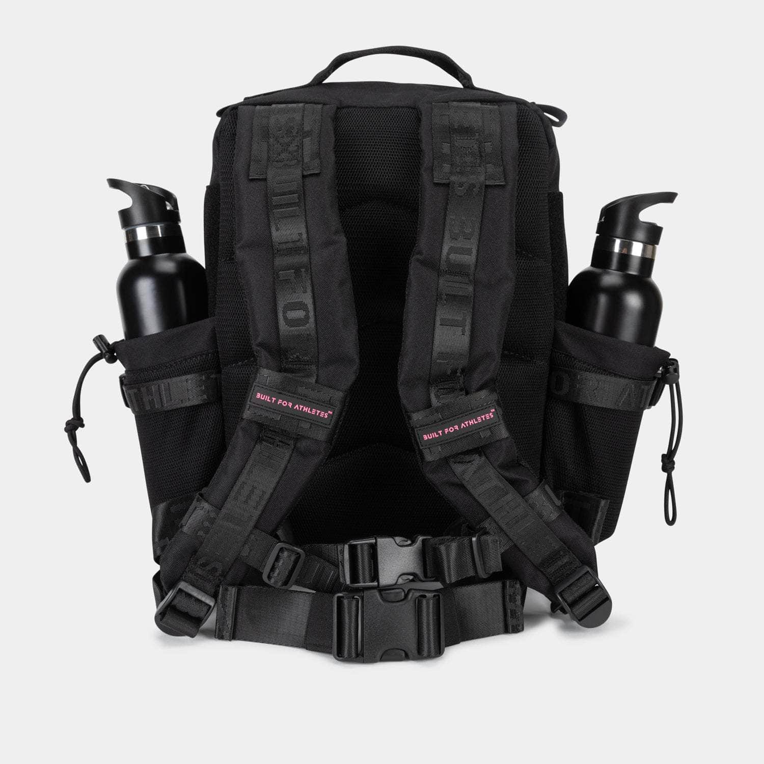 Black & Pink Gym Backpack Compact - Image 9