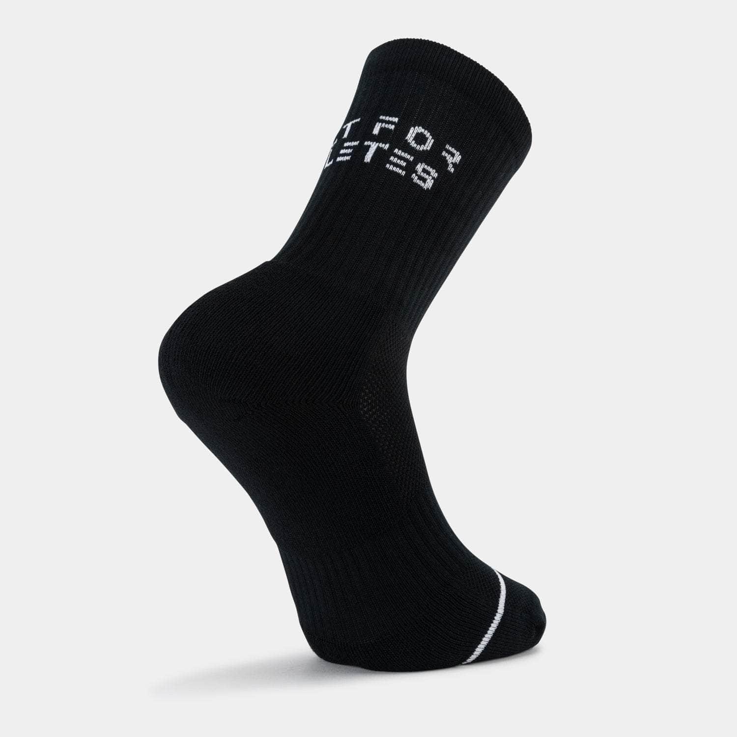 Black Crew Training Sock - Image 3