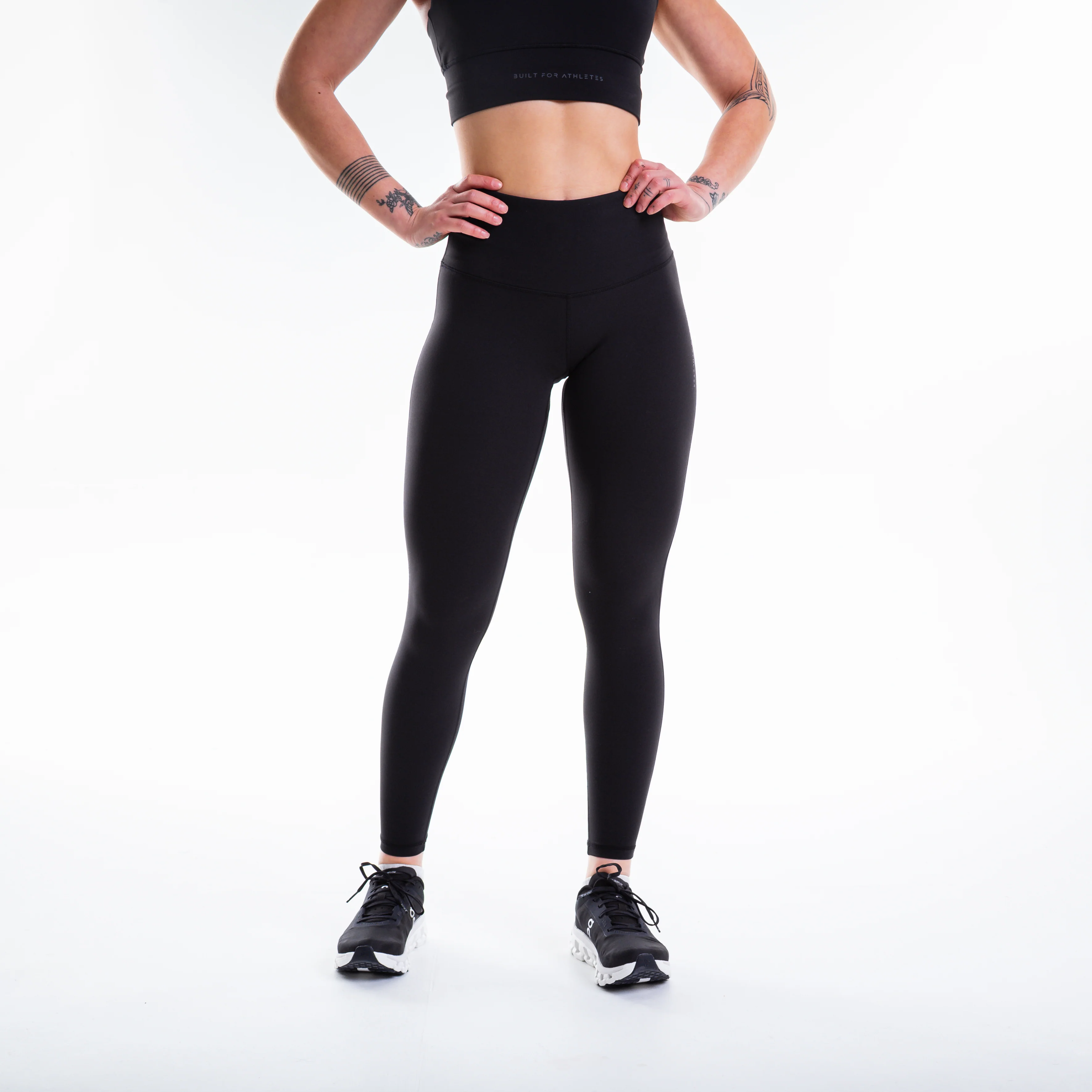 Women's Black Training Leggings - Image 4