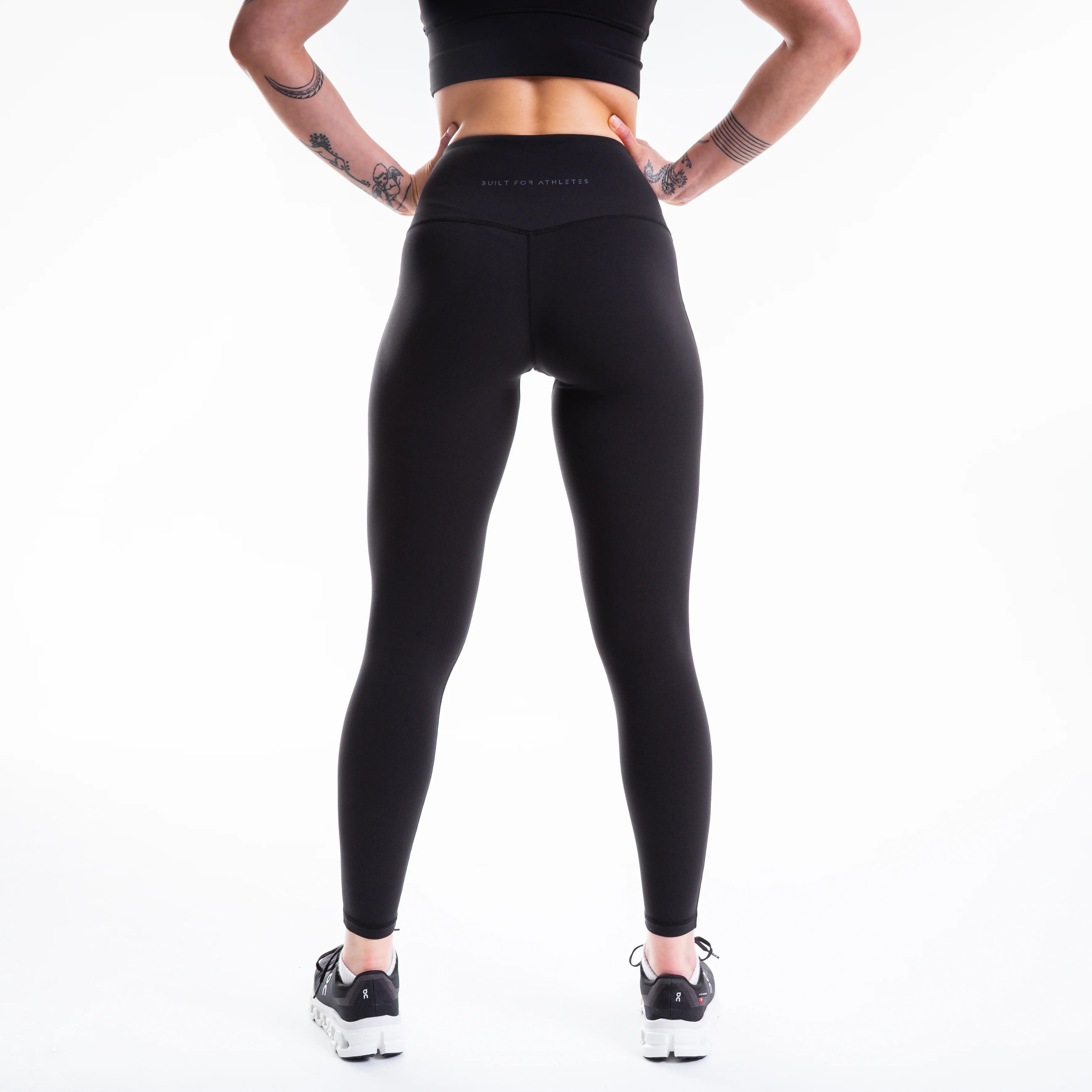 Women's Black Training Leggings - Image 7