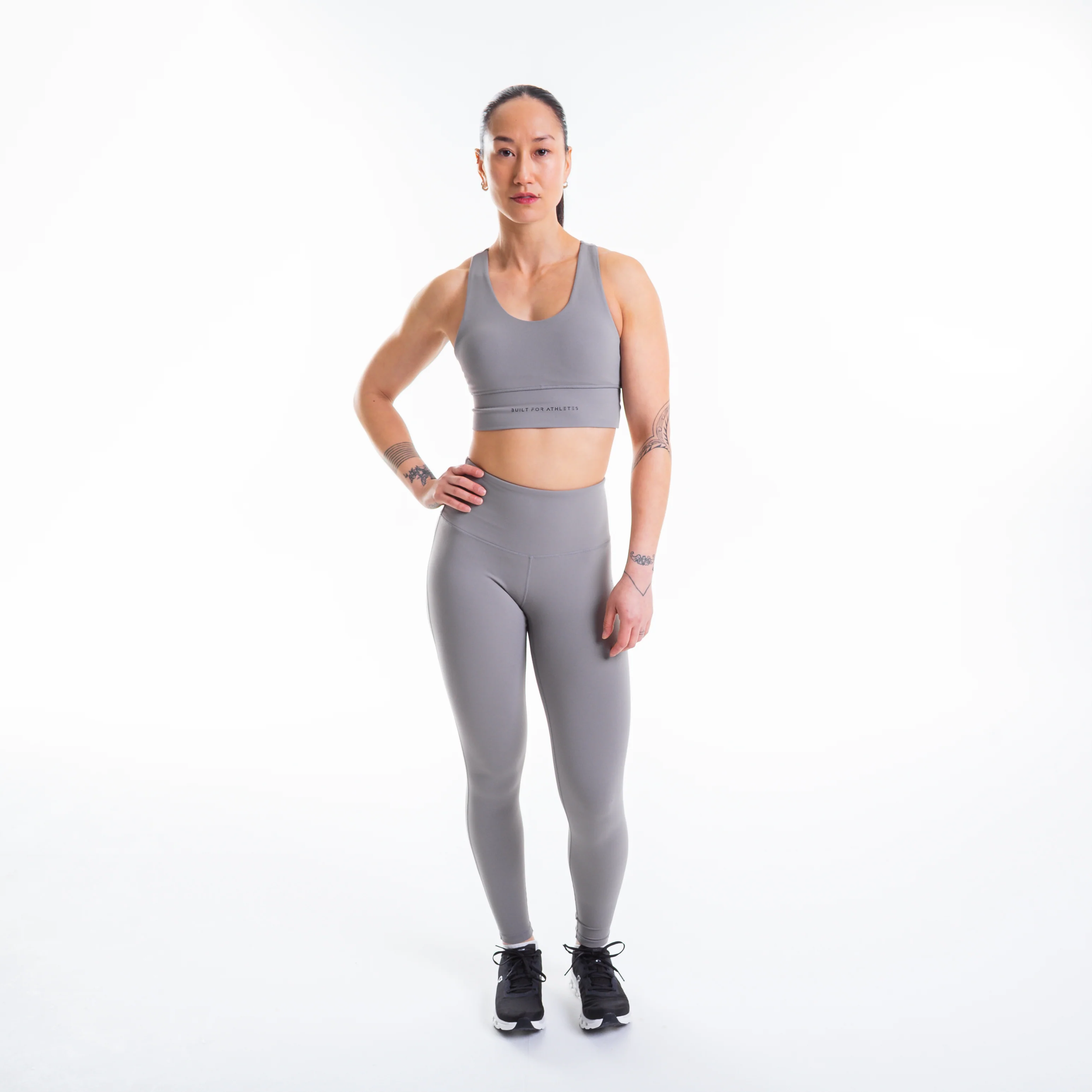 Women's Concrete Training Leggings - Image 3