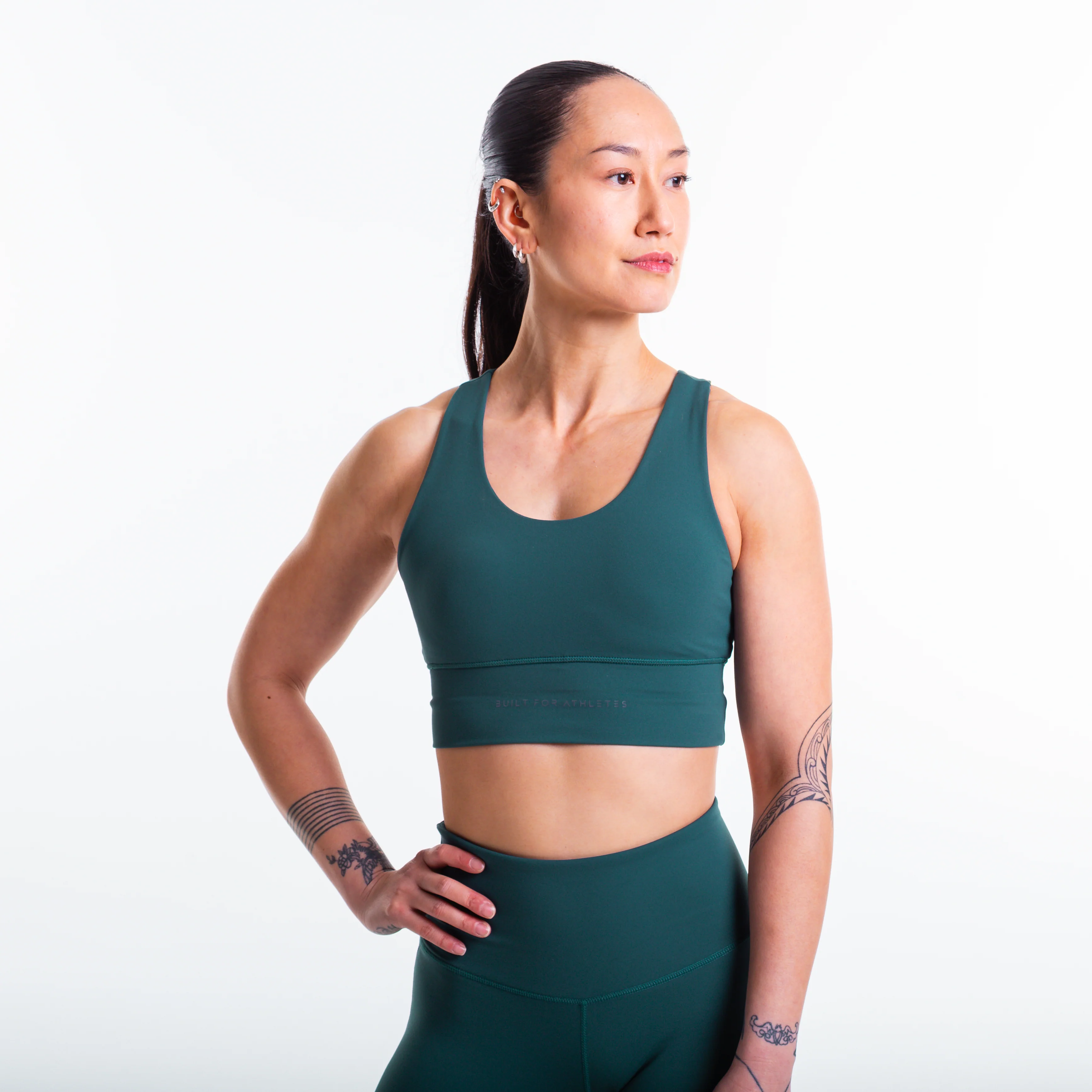 Women's Forest Green Sports Bra