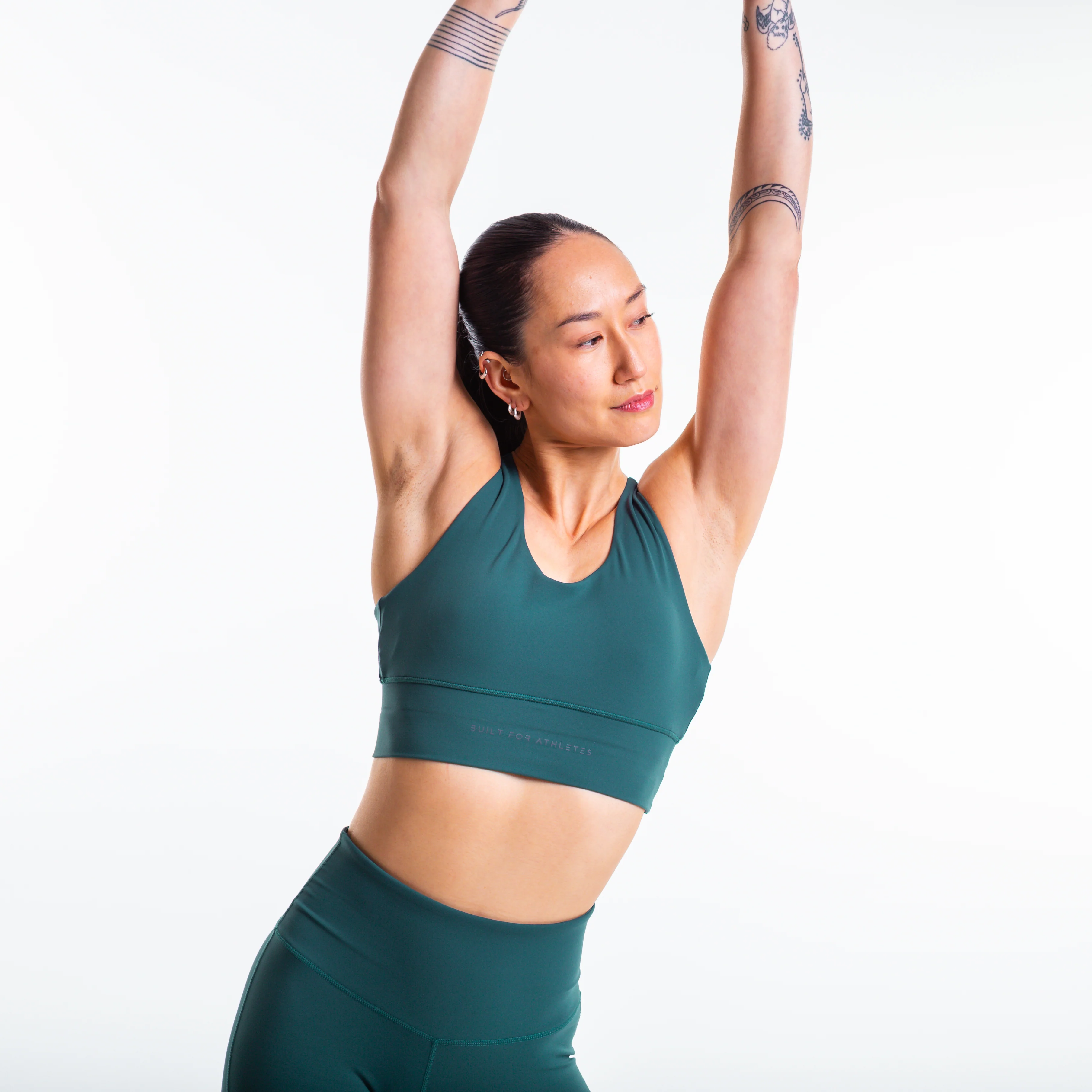 Women's Forest Green Sports Bra - Image 6